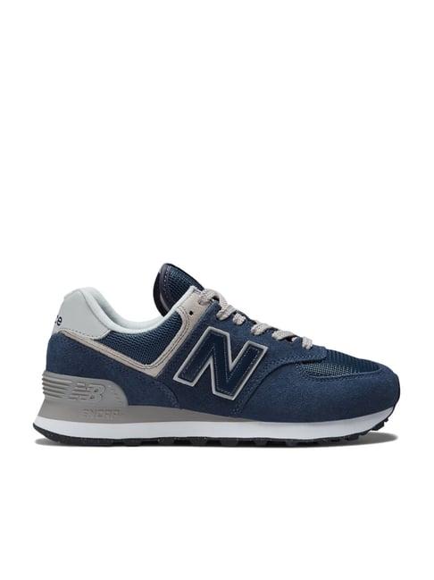 new balance women's 574 navy sneakers