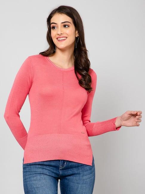 crozo by cantabil coral wool pullover