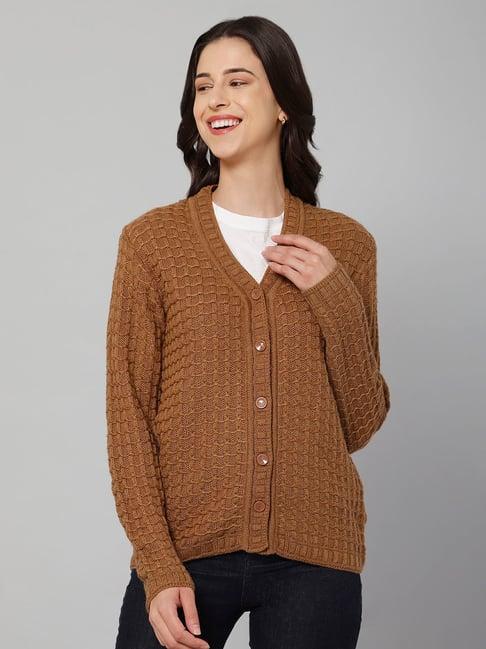 cantabil brown wool sweater