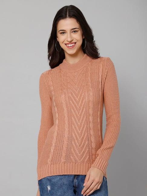 cantabil peach wool sweater