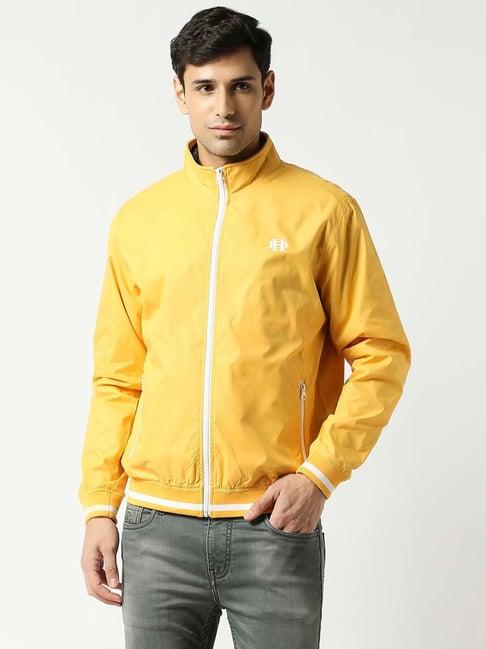 dragon hill yellow relaxed fit jacket