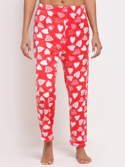 neudis red printed lounge pants