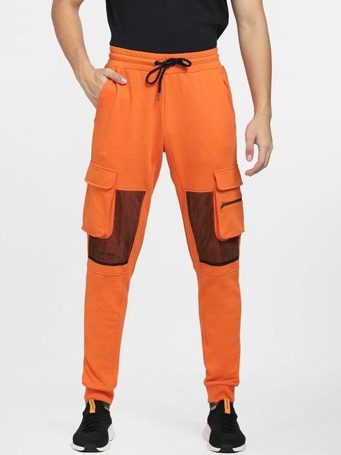 jack & jones orange regular fit joggers