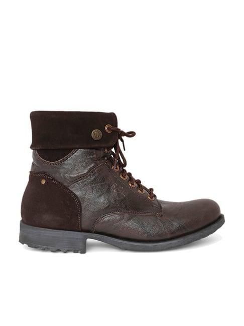 bck by buckaroo men's mark brown derby boots