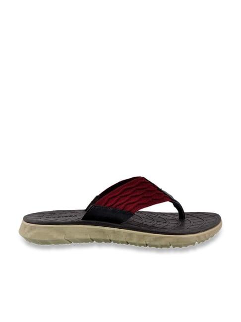 bck by buckaroo men's ebert red thong sandals