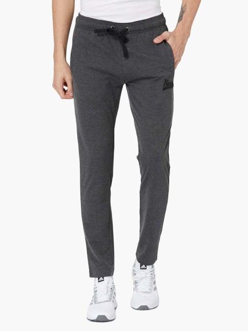 kappa grey slim fit texture trackpants