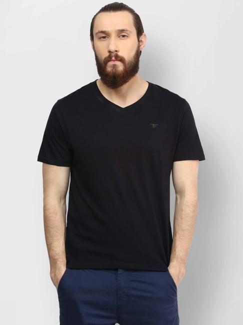 fame forever by lifestyle black cotton regular fit t-shirt