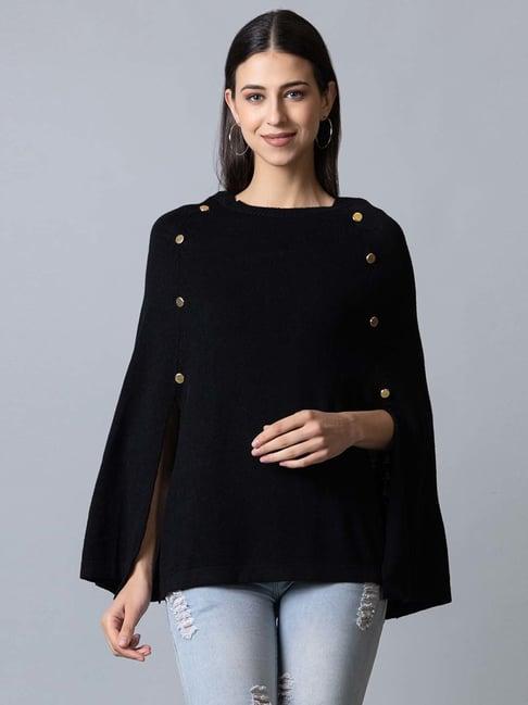 club york black regular fit sweater