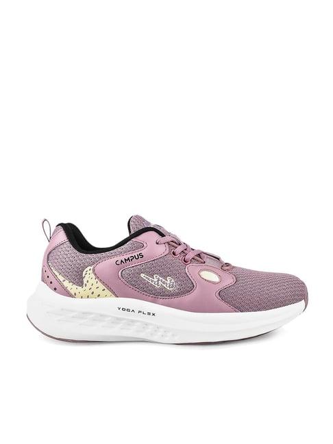 campus women's camp-glitter mauve running shoes