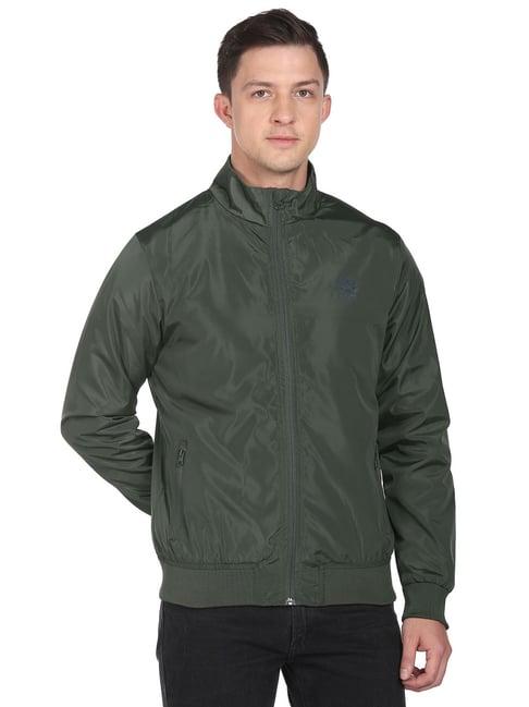 u.s. polo assn. olive regular fit jacket