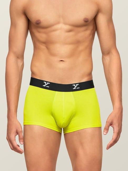 xyxx yellow regular fit trunks