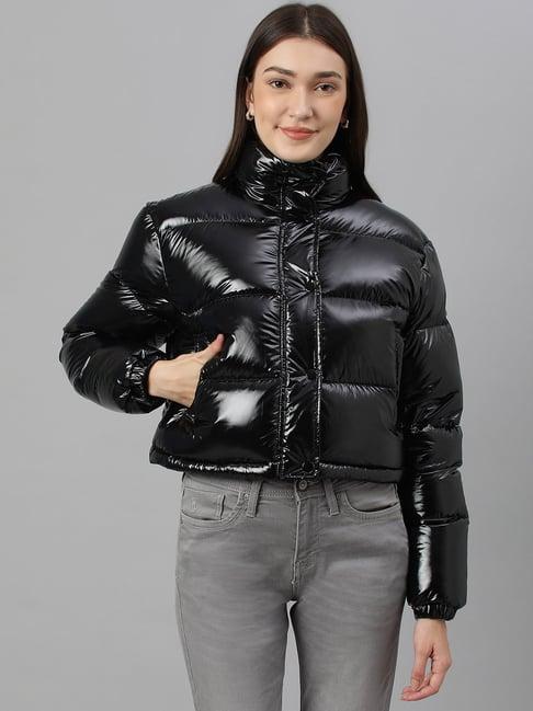 woods black padded jacket