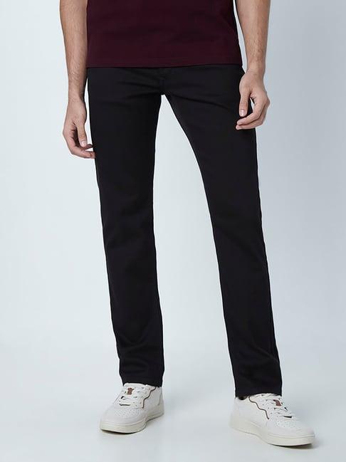 ascot by westside black relaxed-fit jeans