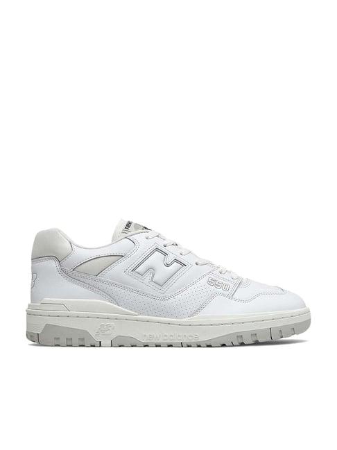 new balance men's 550 white casual sneakers