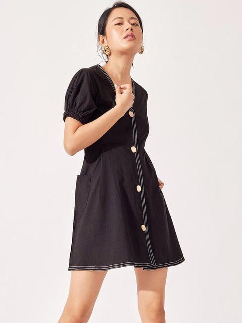 the label life black shirt dress