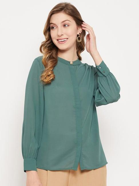 madame green regular fit top