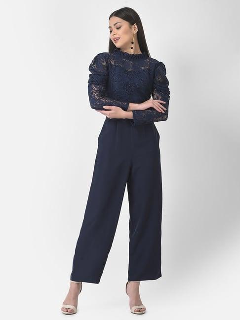 eavan blue lace jumpsuit