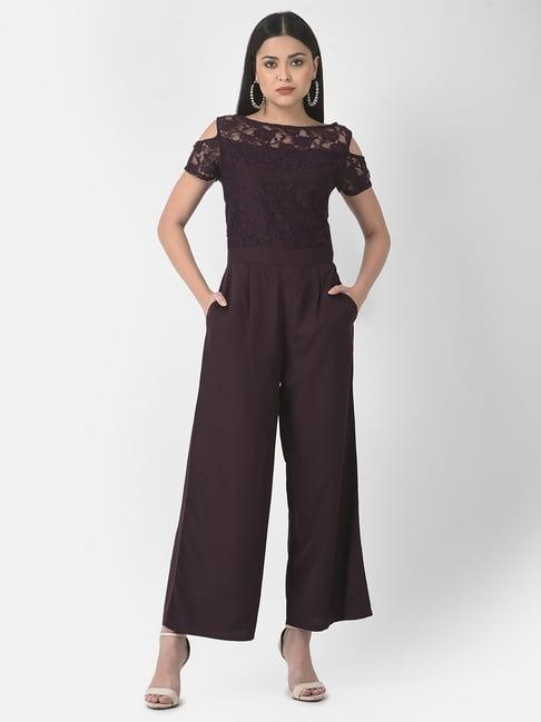 eavan burgundy jumpsuit