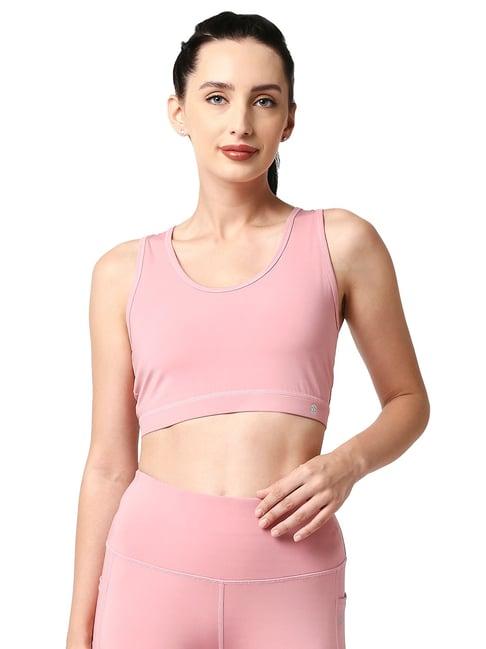 soie pink sports bra