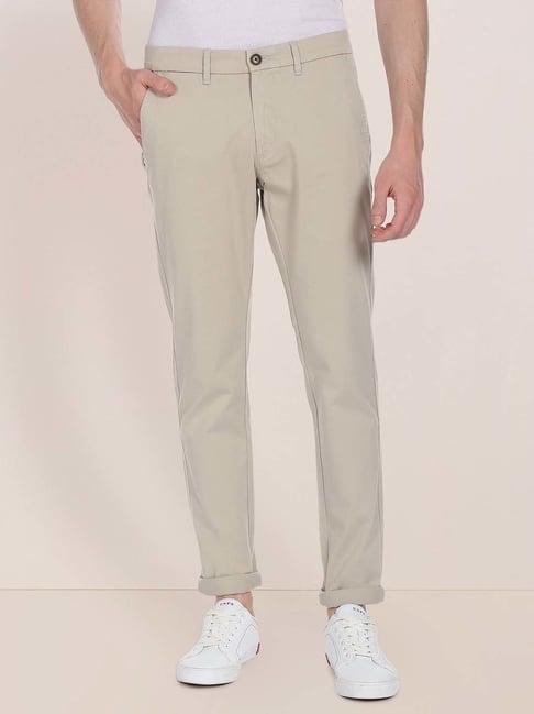 u.s. polo assn. light grey regular fit flat front trousers