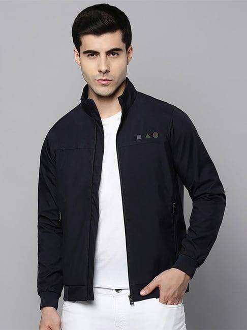 showoff navy blue comfort fit jacket