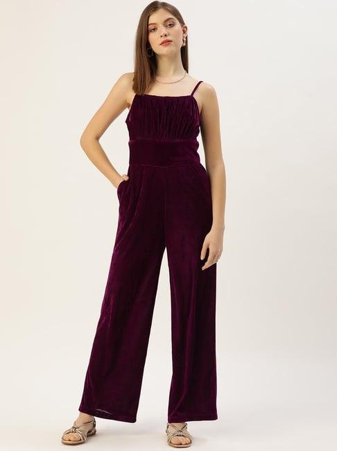 quiero wine jumpsuit