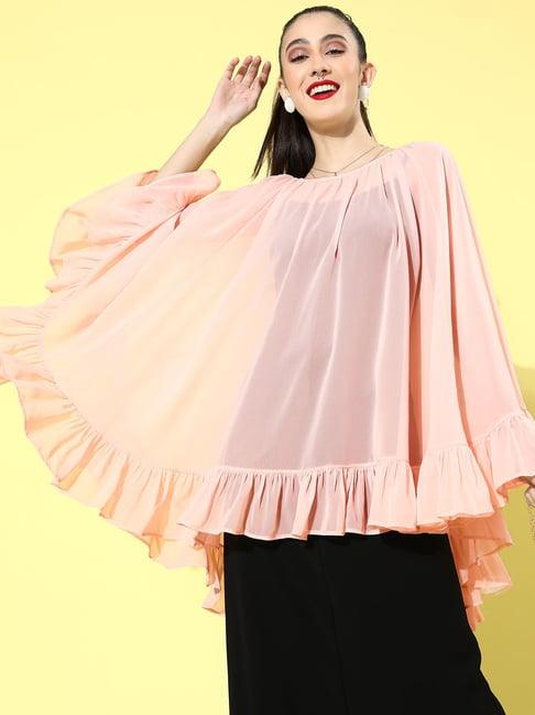 quiero pink poncho