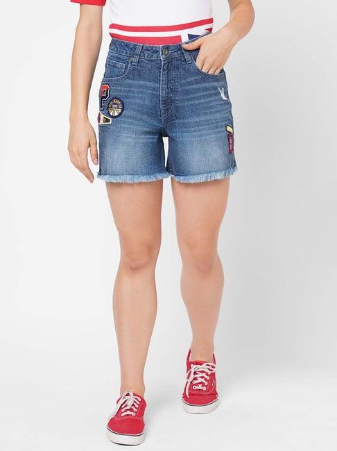 pepe jeans light indigo denim shorts