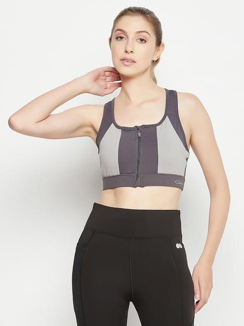 clovia grey sports bra