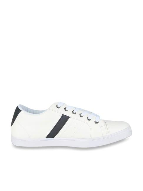 allen solly men's white casual sneakers