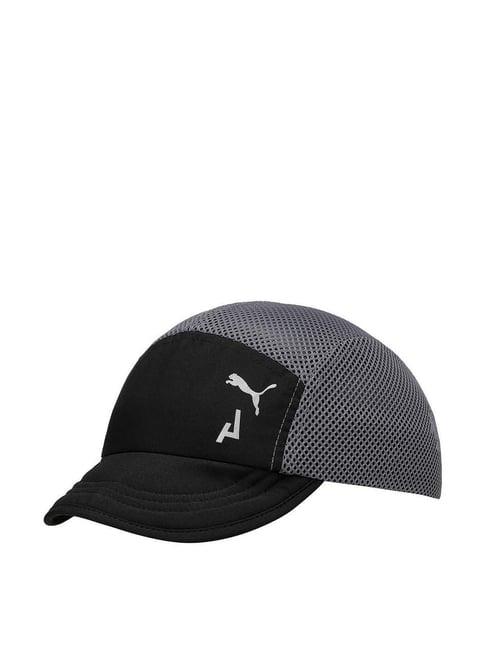 puma seasons mesh black & grey textured baseball cap