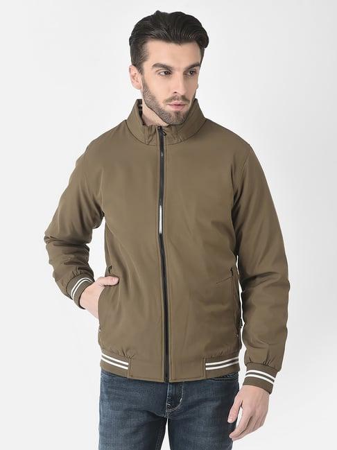 crimsoune club olive regular fit jacket