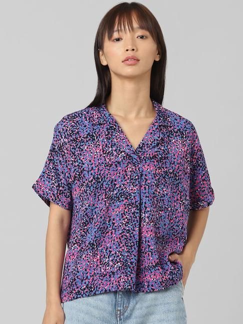 only multicolor printed shirt