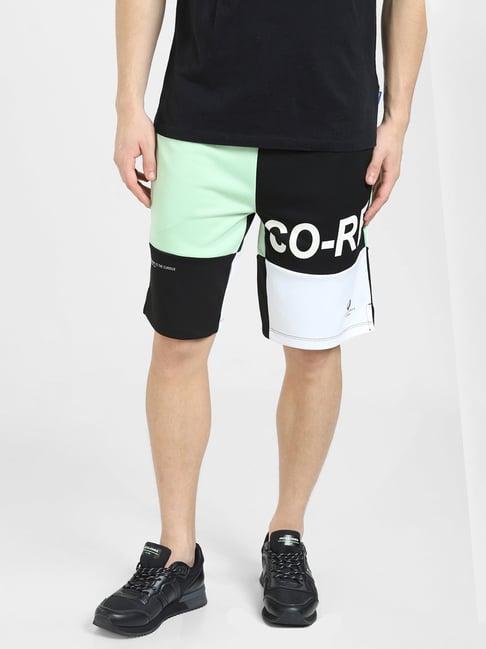 jack & jones multicolor regular fit cotton shorts