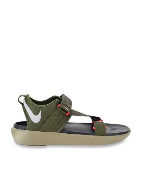 nike men's vista green floater sandals