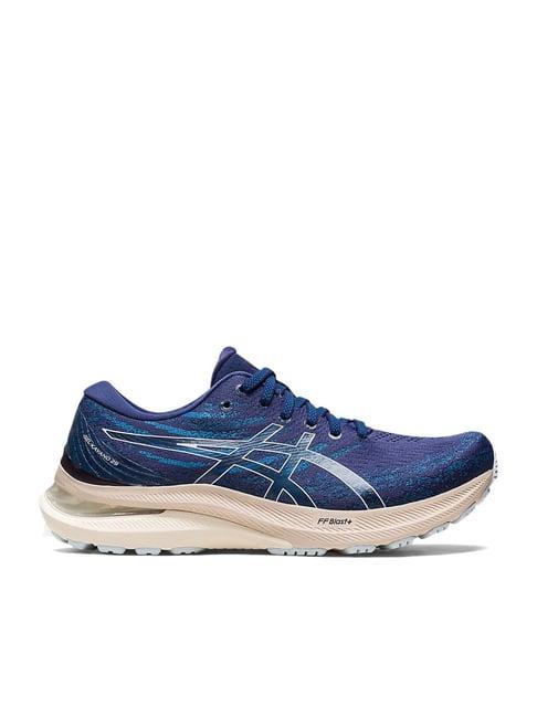 asics women's gel-kayano 29 indigo blue running shoes