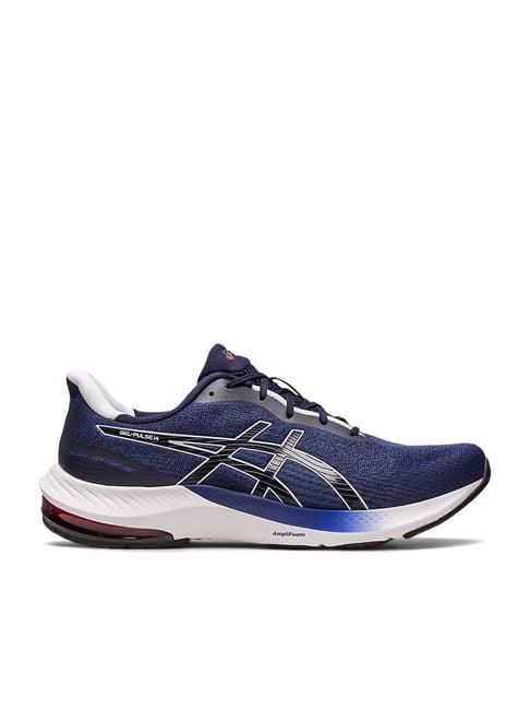 asics men's gel-pulse 14 indigo blue running shoes