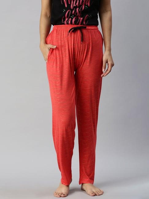 kryptic coral printed lounge pants