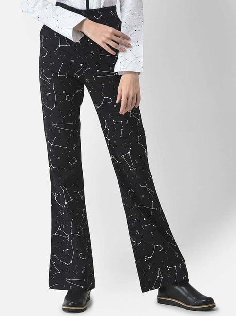 crimsoune club black printed pants