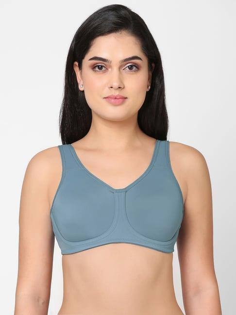 wacoal light blue comfort fit sports bra