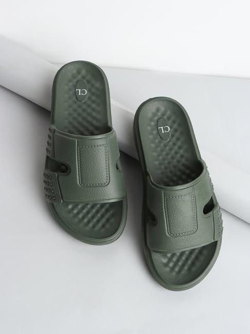 carlton london men's green slides