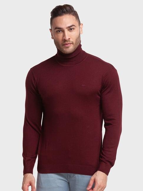 colorplus red tailored fit sweaters