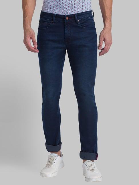 raymond blue slim fit jeans