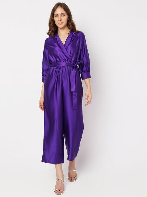 vero moda purple jumpsuit