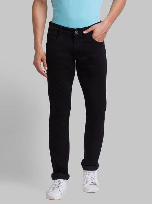 parx shine black tapered fit jeans