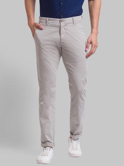 parx grey tapered fit chinos