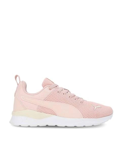 puma women's anzarun camo pink running shoes