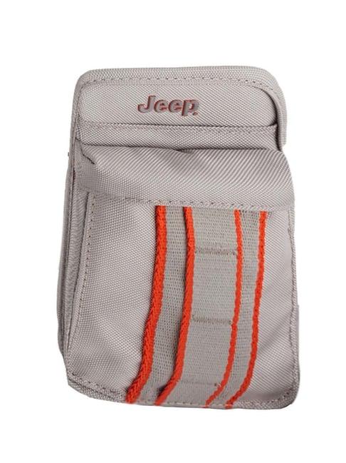 carpisa pearl grey alfa go (jeep) mini messenger bag