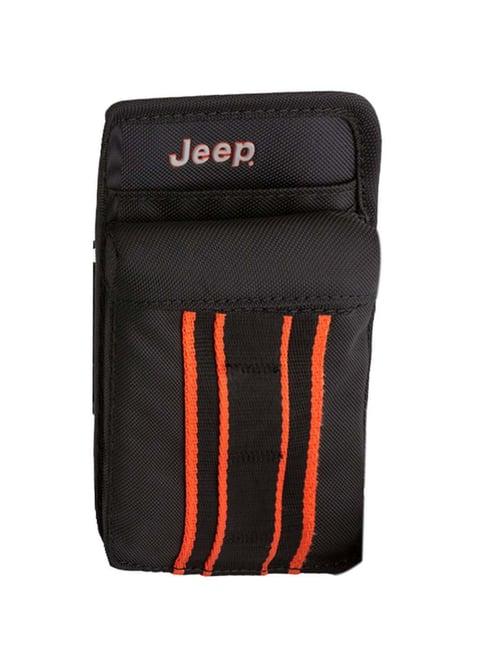 carpisa black alfa go (jeep) mini messenger bag