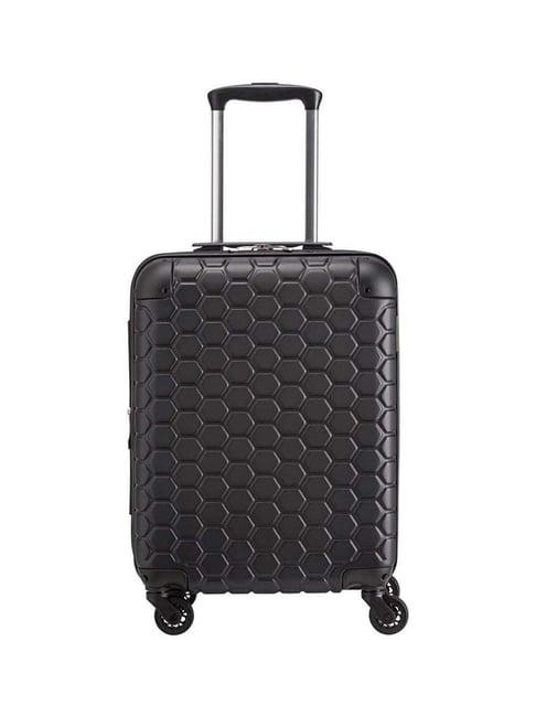 carpisa black rigid gotech green collection small checked luggage